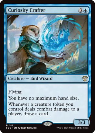 Curiosity Crafter (SOC-191) [Commander: Secrets of Strixhaven] MTG Single Wizards of the Coast