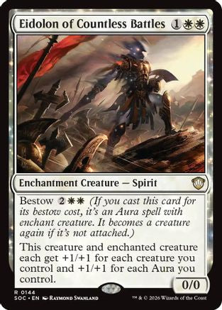 Eidolon of Countless Battles (SOC-144) [Commander: Secrets of Strixhaven] MTG Single Wizards of the Coast