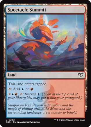 Spectale Summit (SOS-262) [Secrets of Strixhaven] Foil MTG Single Wizards of the Coast