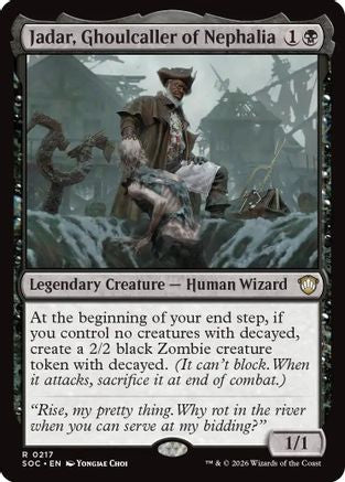 Jadar, Ghoulcaller of Nephalia (SOC-217) [Commander: Secrets of Strixhaven] MTG Single Wizards of the Coast
