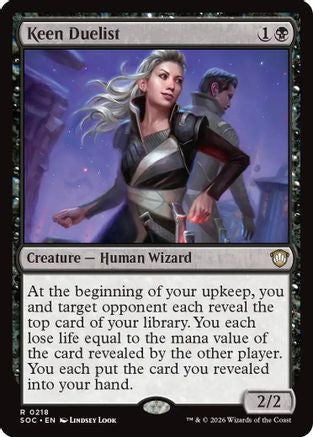 Keen Duelist (SOC-218) [Commander: Secrets of Strixhaven] MTG Single Wizards of the Coast