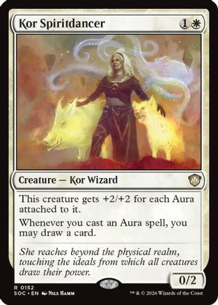 Kor Spiritdancer (SOC-152) [Commander: Secrets of Strixhaven] MTG Single Wizards of the Coast