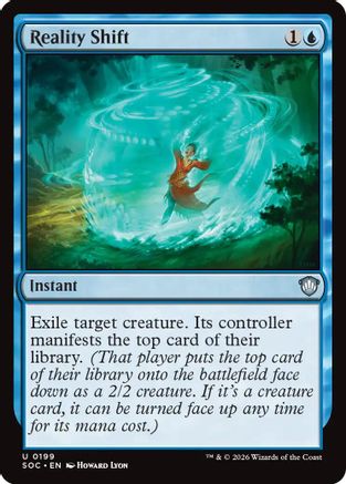 Reality Shift (SOC-199) [Commander: Secrets of Strixhaven] MTG Single Wizards of the Coast
