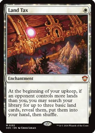 Land Tax (SOC-153) [Commander: Secrets of Strixhaven] MTG Single Wizards of the Coast