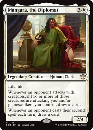 Mangara, the Diplomat (SOC-155) [Commander: Secrets of Strixhaven] MTG Single Wizards of the Coast