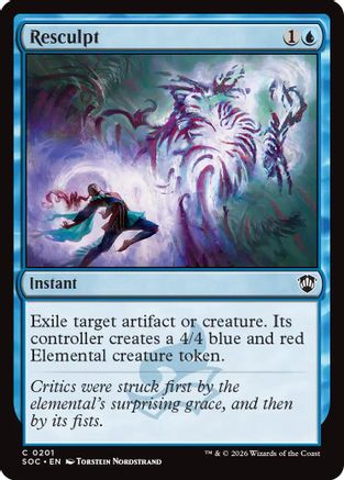 Resculpt (SOC-201) [Commander: Secrets of Strixhaven] MTG Single Wizards of the Coast