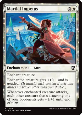 Martial Impetus (SOC-156) [Commander: Secrets of Strixhaven] MTG Single Wizards of the Coast