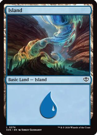 Island (0274) (SOS-274) [Secrets of Strixhaven] MTG Single Wizards of the Coast