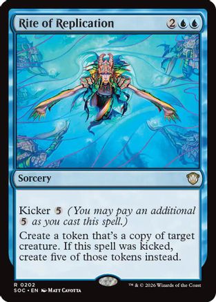 Rite of Replication (SOC-202) [Commander: Secrets of Strixhaven] MTG Single Wizards of the Coast
