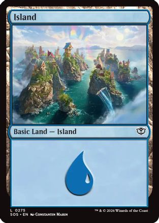 Island (0275) (SOS-275) [Secrets of Strixhaven] MTG Single Wizards of the Coast