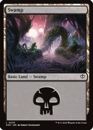 Swamp (0276) (SOS-276) [Secrets of Strixhaven] MTG Single Wizards of the Coast