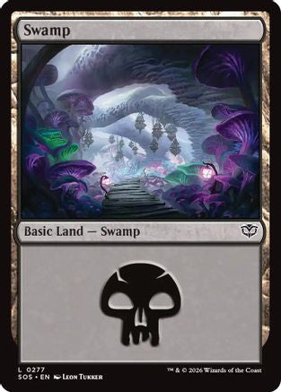 Swamp (0277) (SOS-277) [Secrets of Strixhaven] MTG Single Wizards of the Coast