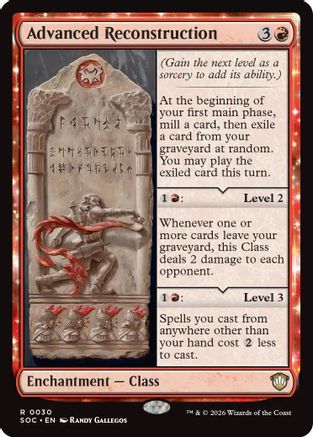 Advanced Reconstruction (SOC-030) [Commander: Secrets of Strixhaven] MTG Single Wizards of the Coast