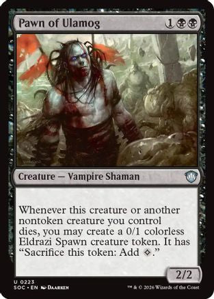 Pawn of Ulamog (SOC-223) [Commander: Secrets of Strixhaven] MTG Single Wizards of the Coast