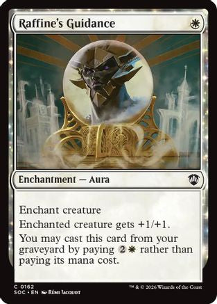 Raffine's Guidance (SOC-162) [Commander: Secrets of Strixhaven] MTG Single Wizards of the Coast