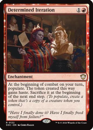 Determined Iteration (SOC-122) [Commander: Secrets of Strixhaven] MTG Single Wizards of the Coast