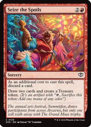 Seize the Spoils (SOS-129) [Secrets of Strixhaven] MTG Single Wizards of the Coast