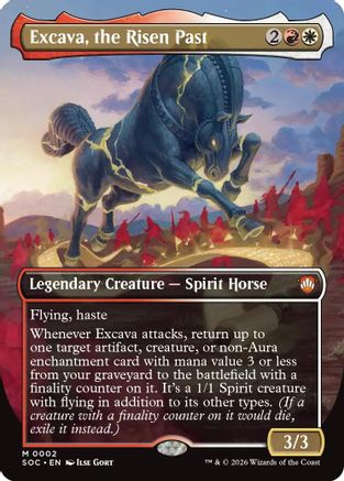 Excava, the Risen Past (SOC-002) [Commander: Secrets of Strixhaven] Foil MTG Single Wizards of the Coast