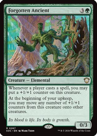 Forgotten Ancient (SOC-267) [Commander: Secrets of Strixhaven] MTG Single Wizards of the Coast