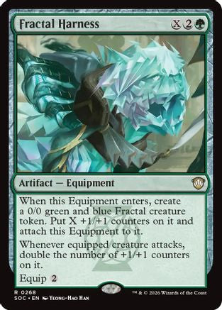 Fractal Harness (SOC-268) [Commander: Secrets of Strixhaven] MTG Single Wizards of the Coast