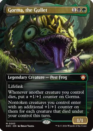 Gorma, the Gullet (SOC-003) [Commander: Secrets of Strixhaven] MTG Single Wizards of the Coast