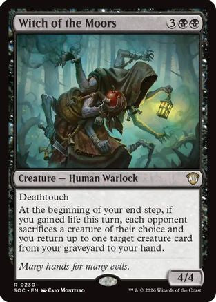 Witch of the Moors (SOC-230) [Commander: Secrets of Strixhaven] MTG Single Wizards of the Coast