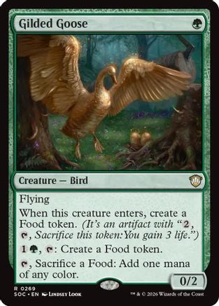 Gilded Goose (SOC-269) [Commander: Secrets of Strixhaven] MTG Single Wizards of the Coast