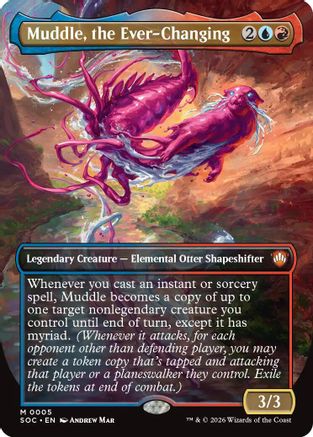 Muddle, the Ever-Changing (SOC-005) [Commander: Secrets of Strixhaven] Foil MTG Single Wizards of the Coast