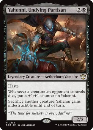 Yahenni, Undying Partisan (SOC-232) [Commander: Secrets of Strixhaven] MTG Single Wizards of the Coast