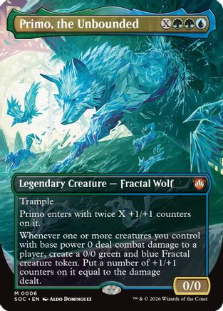 Primo, the Unbounded (SOC-006) [Commander: Secrets of Strixhaven] Foil MTG Single Wizards of the Coast