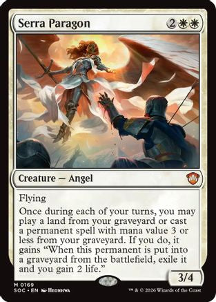 Serra Paragon (SOC-169) [Commander: Secrets of Strixhaven] MTG Single Wizards of the Coast