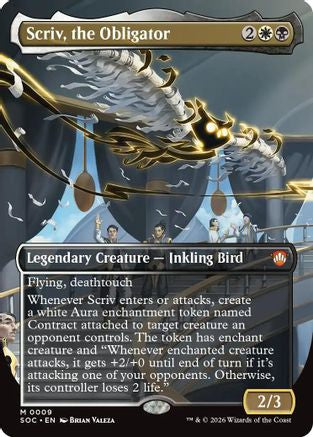 Scriv, the Obligator (SOC-009) [Commander: Secrets of Strixhaven] MTG Single Wizards of the Coast