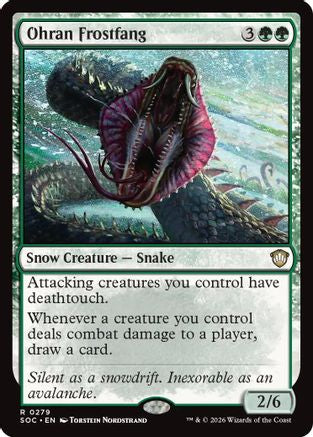 Ohran Frostfang (SOC-279) [Commander: Secrets of Strixhaven] MTG Single Wizards of the Coast