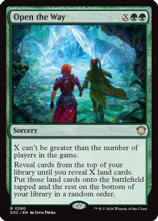 Open the Way (SOC-280) [Commander: Secrets of Strixhaven] MTG Single Wizards of the Coast
