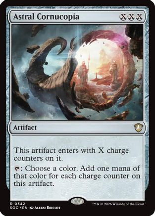 Astral Cornucopia (SOC-342) [Commander: Secrets of Strixhaven] MTG Single Wizards of the Coast
