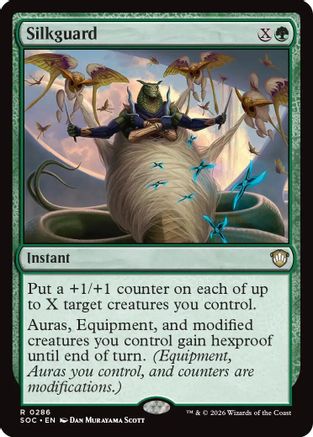 Silkguard (SOC-286) [Commander: Secrets of Strixhaven] MTG Single Wizards of the Coast