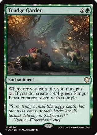 Trudge Garden (SOC-290) [Commander: Secrets of Strixhaven] MTG Single Wizards of the Coast