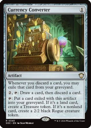 Currency Converter (SOC-345) [Commander: Secrets of Strixhaven] MTG Single Wizards of the Coast