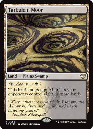 Turbulent Moor (SOC-056) [Commander: Secrets of Strixhaven] MTG Single Wizards of the Coast