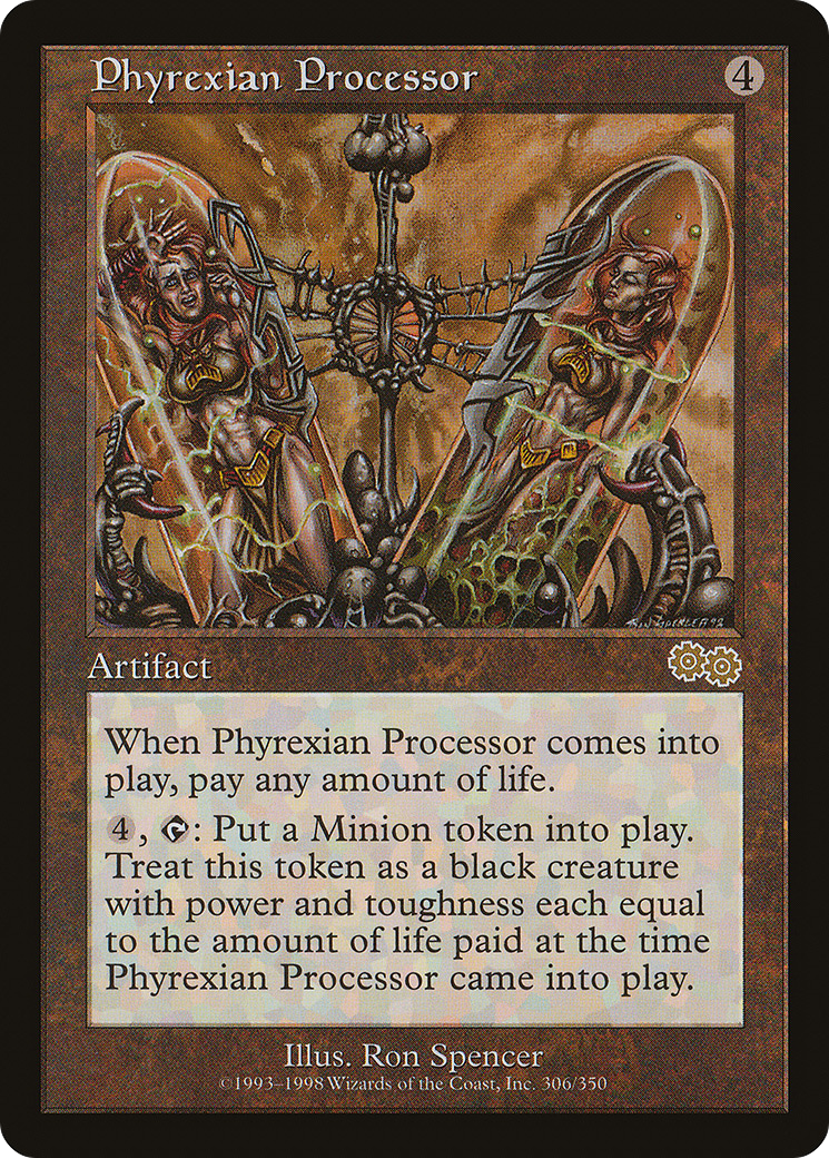 Phyrexian Processor (USG-306) [Urza's Saga] MTG Single Wizards of the Coast