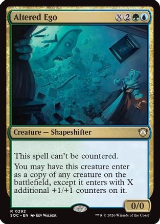 Altered Ego (SOC-292) [Commander: Secrets of Strixhaven] MTG Single Wizards of the Coast