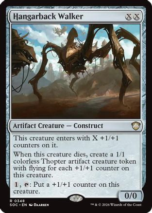 Hangarback Walker (SOC-348) [Commander: Secrets of Strixhaven] MTG Single Wizards of the Coast