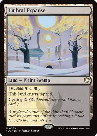 Umbral Expanse (SOC-060) [Commander: Secrets of Strixhaven] MTG Single Wizards of the Coast