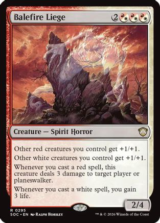 Balefire Liege (SOC-295) [Commander: Secrets of Strixhaven] MTG Single Wizards of the Coast