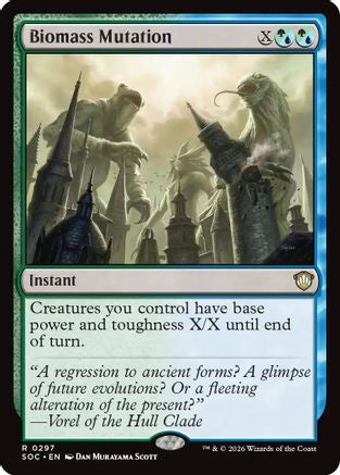 Biomass Mutation (SOC-297) [Commander: Secrets of Strixhaven] MTG Single Wizards of the Coast