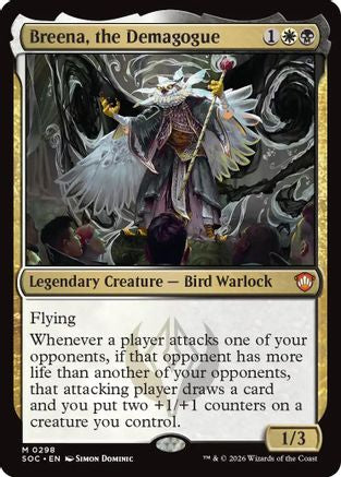 Breena, the Demagogue (SOC-298) [Commander: Secrets of Strixhaven] MTG Single Wizards of the Coast