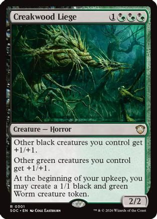 Creakwood Liege (SOC-301) [Commander: Secrets of Strixhaven] MTG Single Wizards of the Coast