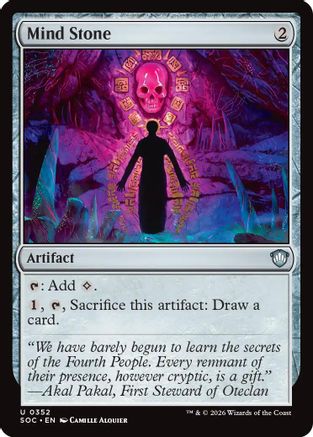 Mind Stone (SOC-352) [Commander: Secrets of Strixhaven] MTG Single Wizards of the Coast