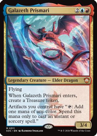 Galazeth Prismari (SOC-311) [Commander: Secrets of Strixhaven] MTG Single Wizards of the Coast