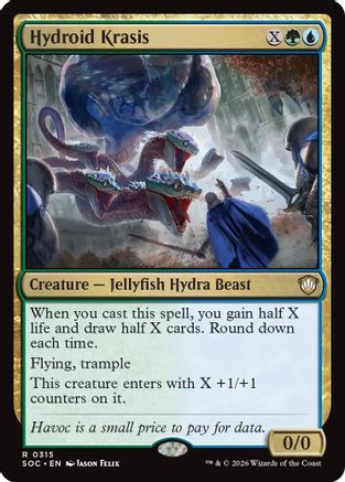 Hydroid Krasis (SOC-315) [Commander: Secrets of Strixhaven] MTG Single Wizards of the Coast